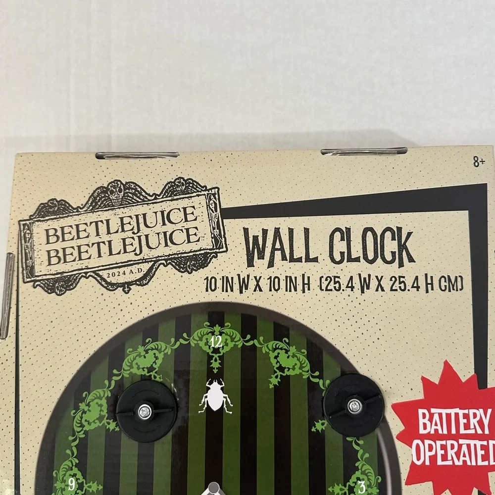 🆕Beetlejuice Wall Clock